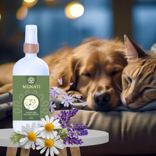 Calming Spray For Pets 'Pawesome Sleeps' Munati, 200ml