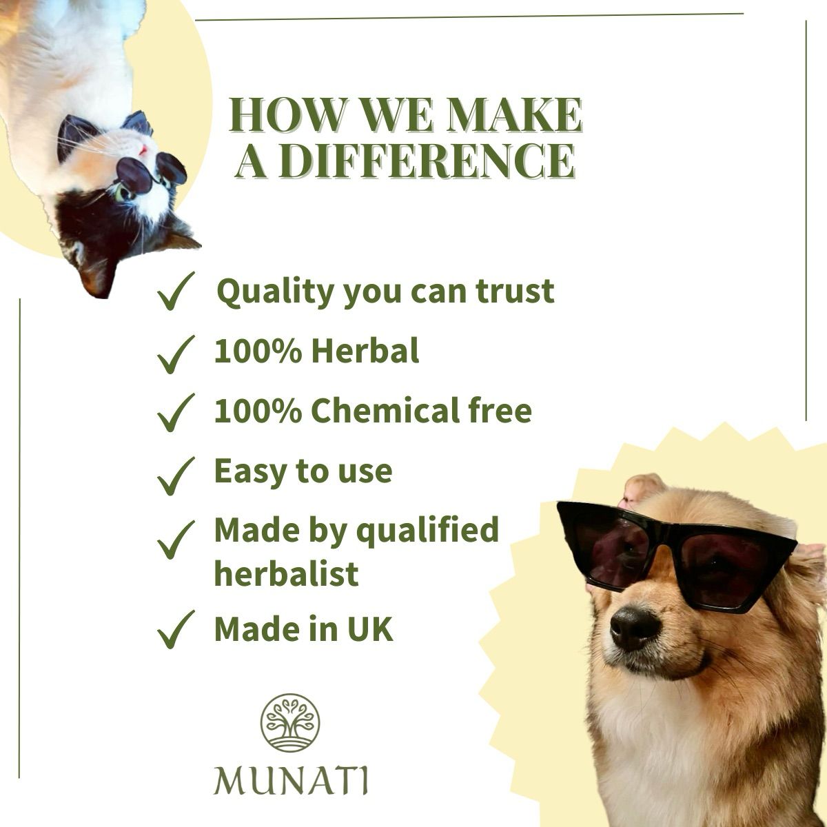 Shampoo and Conditioner 2-in-1 For Pets Natural Scented Munati 500ml