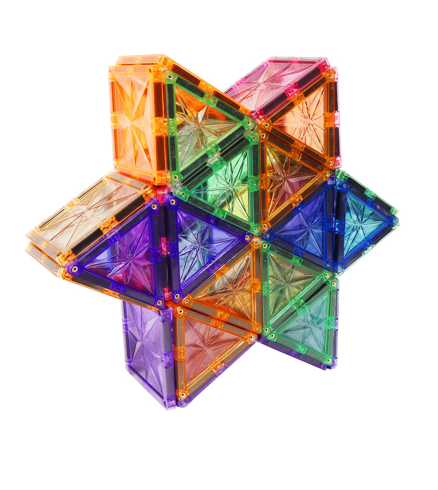 3D Magnetic Building Blocks New Shinny Design 90 Piece Set +Gift!