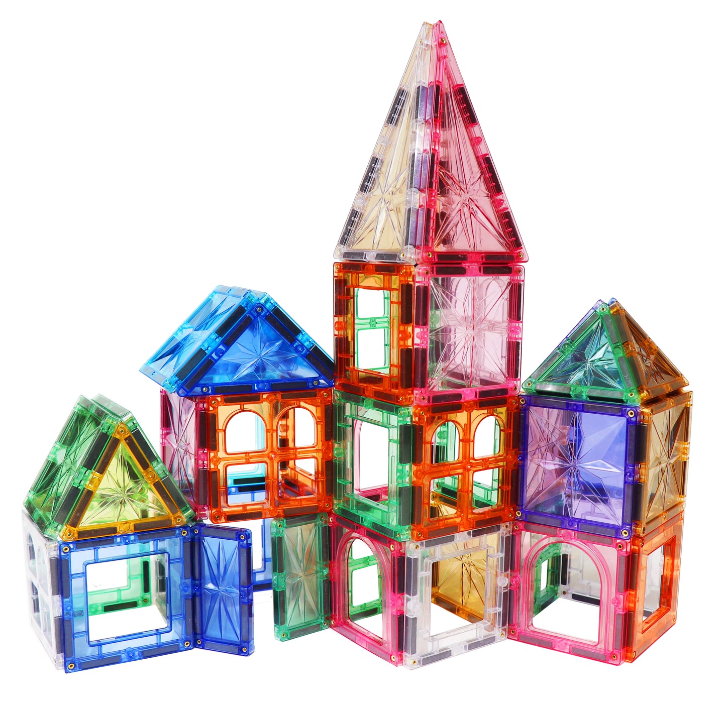 3D Magnetic Building Blocks New Shinny Design 36 Piece Set +Gift!