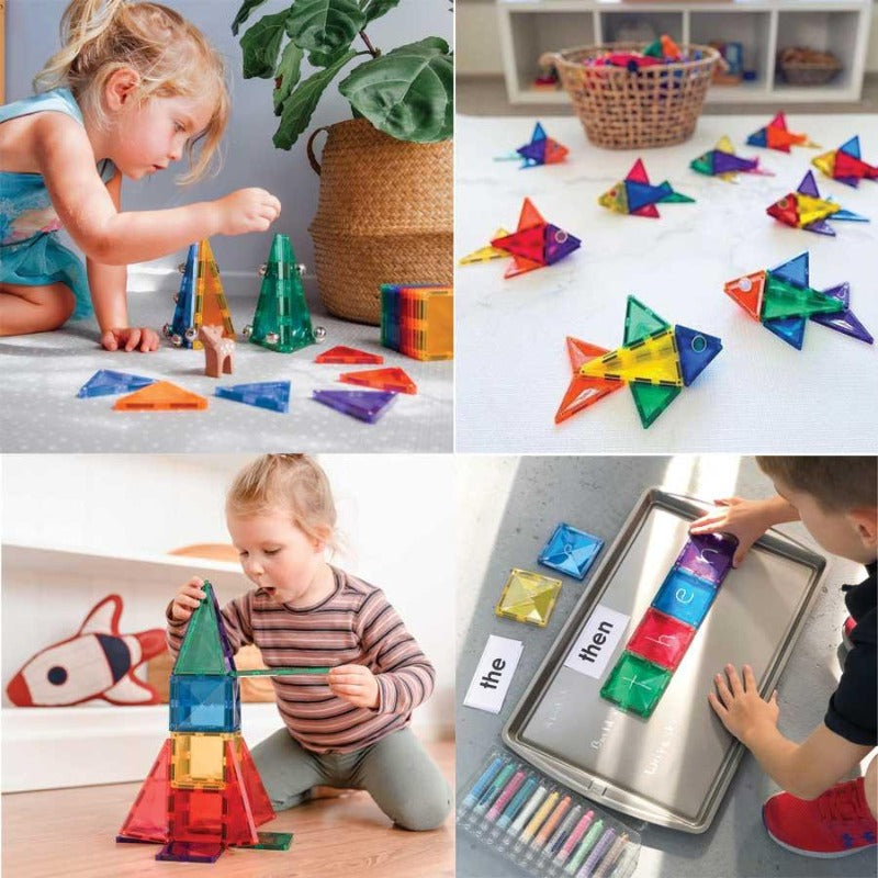 3D Magnetic Building Tiles 32 Piece Set +Gift! – Kotilux